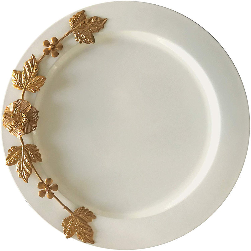 Rosdorf Park Amoll Elegant Charger Decorative Plate Wayfair